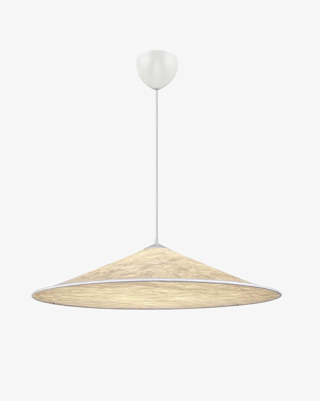 Lámpara colgante de tela en forma de cono WOMO-WM2729