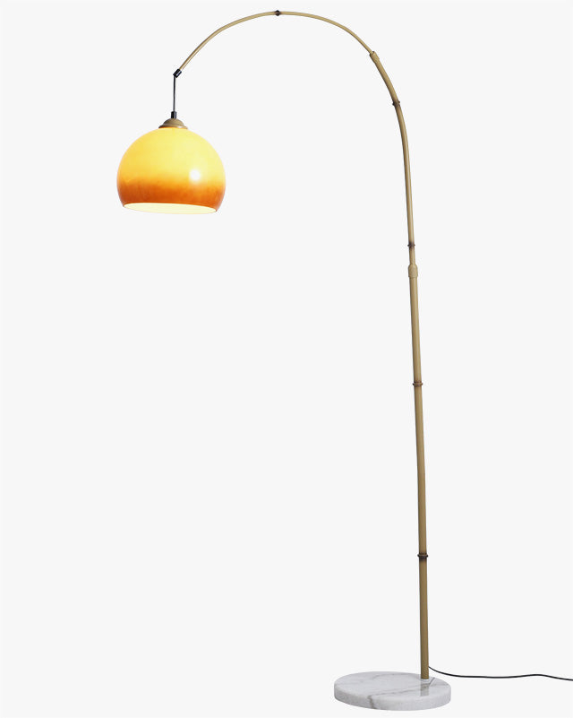 WOMO Arc Hanging Floor Lamp Bamboo - WM7133
