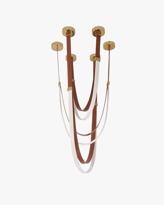 WOMO Leather Ribbon Chandelier - WM2908