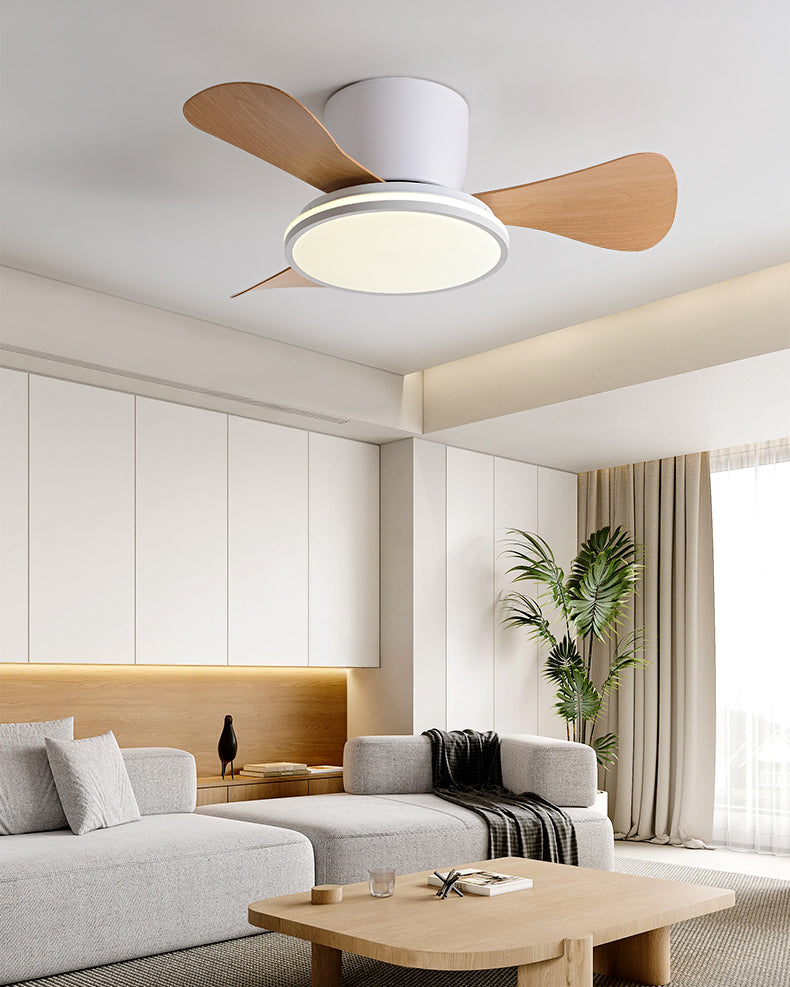 Ventilador de techo pequeño WOMO de 28 pulgadas con lámpara - WM5186