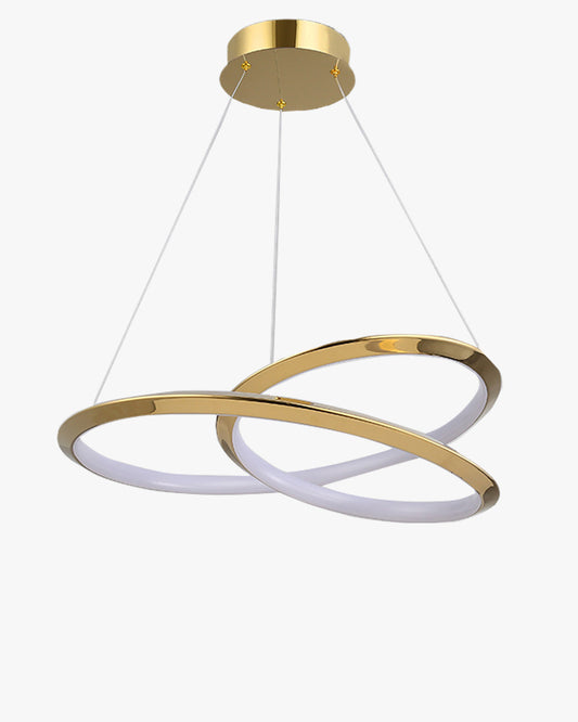 Lámpara de araña WOMO Gold Swirl-WM2707