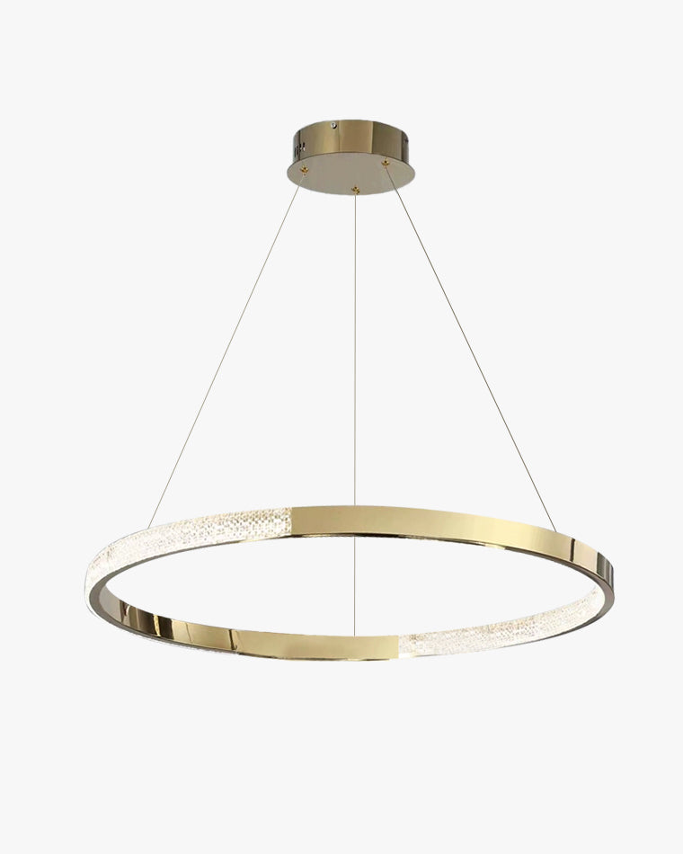 WOMO LED Chandelier with Gold Ring - WM2795