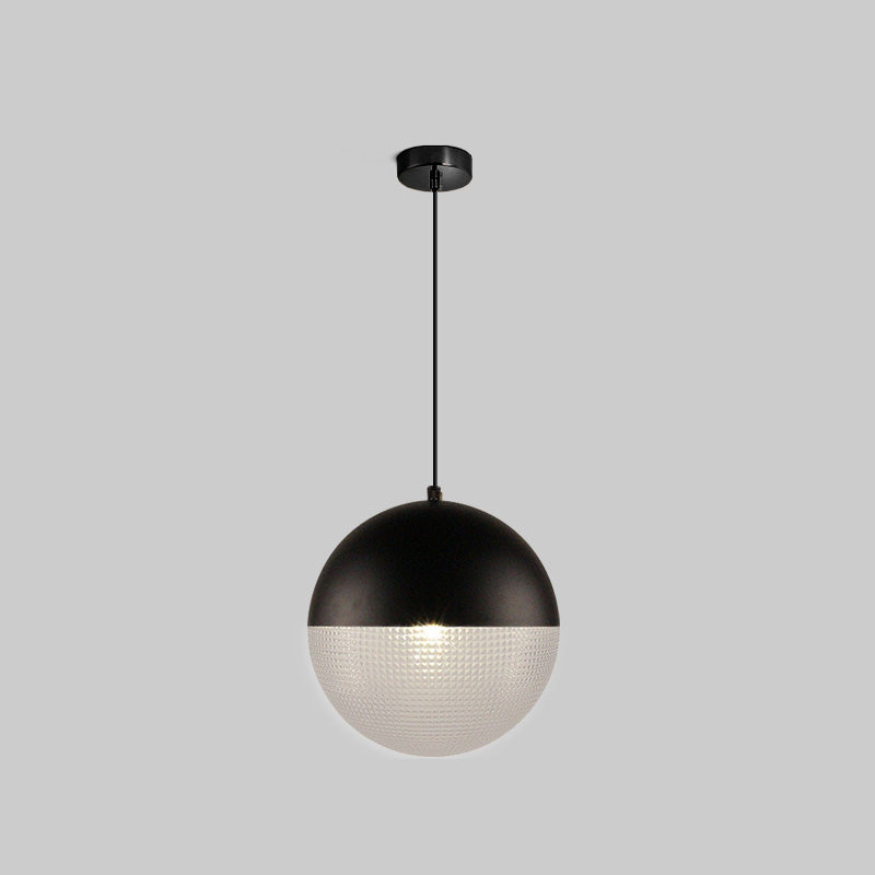 WOMO Lámparas Colgantes de Globo Cristal Prismático/Lechoso-WM2065