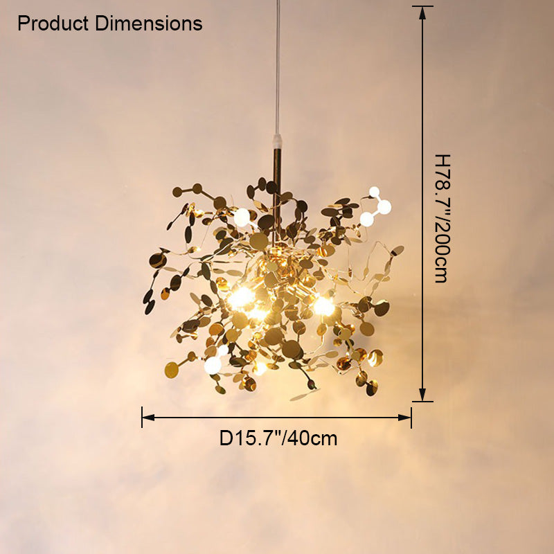 WOMO Multiple Hanging Lamps Cloud Silver/Gold-WM2042