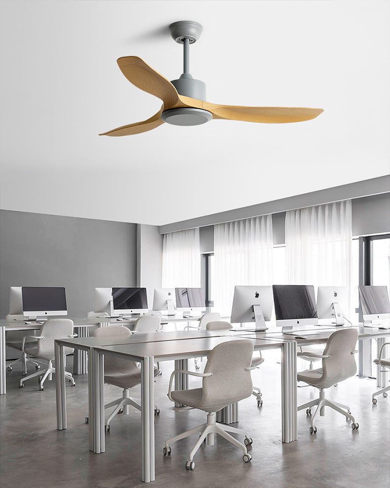 WOMO Ventiladores de techo con luz con 3 Aspas - WM5243