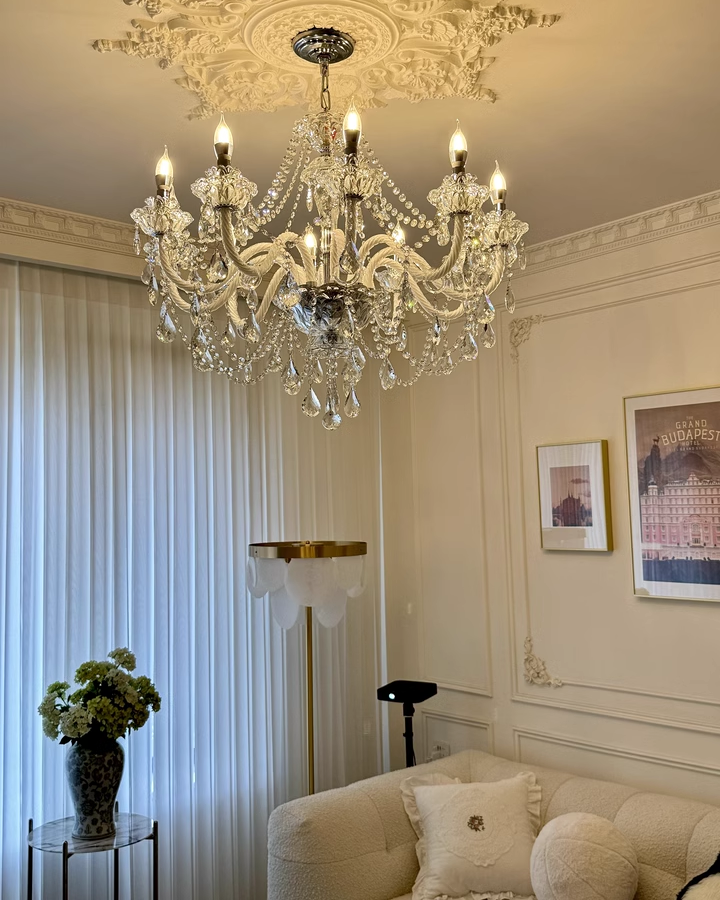 WOMO Victorian Crystal Prism Hanging Lamps - WM2340