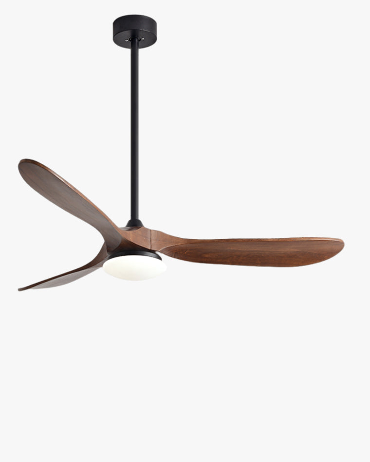 WOMO Ventiladores de techo con luz de Madera con Hélice - WM5008