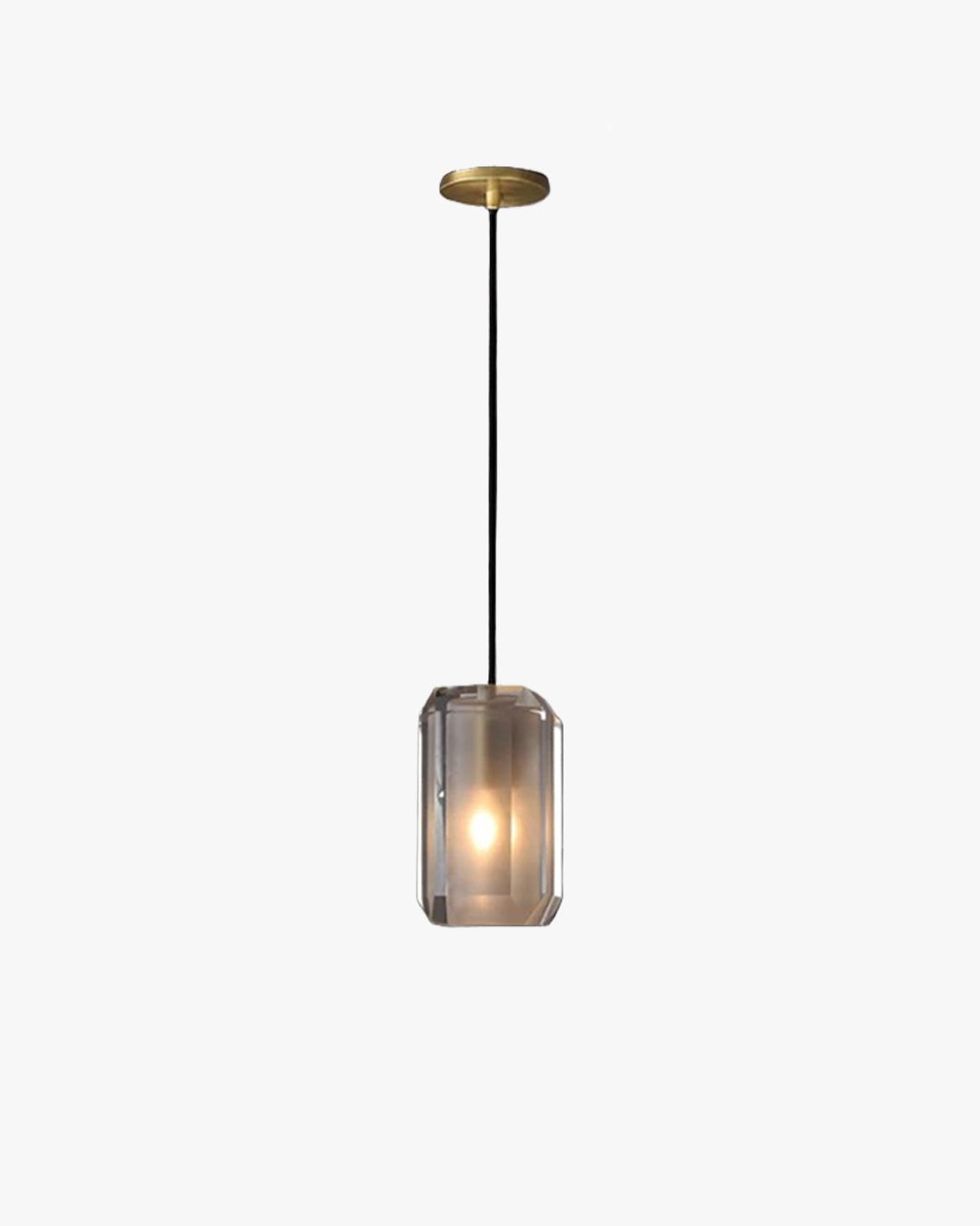 Lámpara colgante rectangular de cristal WOMO-WM2682