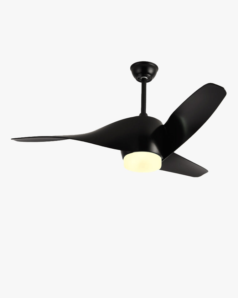 WOMO Ventiladores de techo con luz con Hélice - WM5015