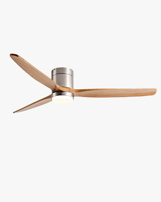 Ventilador de techo WOMO de 3 aspas de perfil bajo con lámpara - WM5193