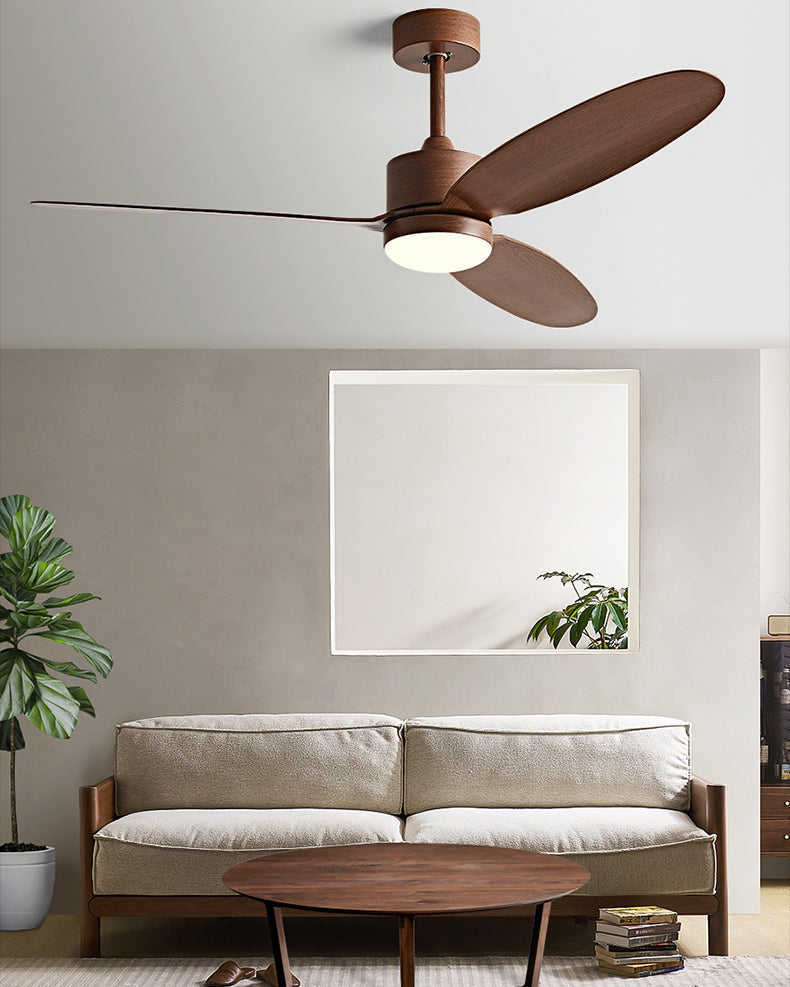 WOMO Ventiladores de techo con luz con 3 Aspas - WM5184