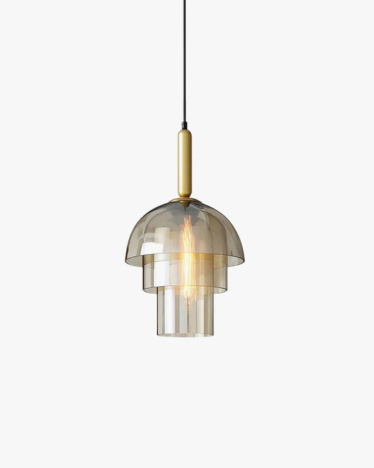 Lámpara colgante WOMO de cristal con forma de campana - WM2789