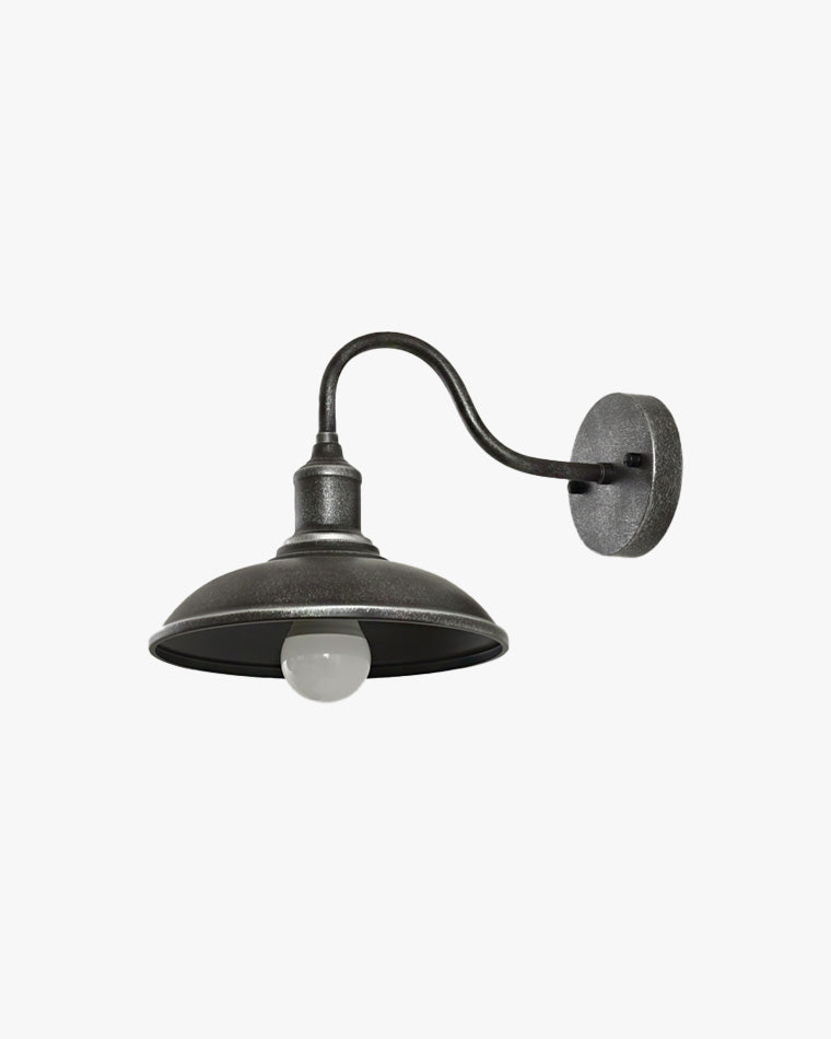 WOMO Lámpara de pared de granero con cuello de cisne - WM9143