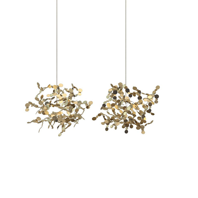 WOMO Multiple Hanging Lamps Cloud Silver/Gold-WM2042
