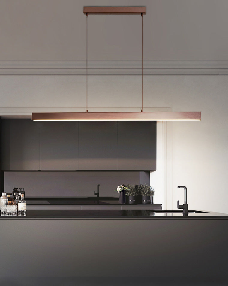 Lámpara colgante lineal minimalista para cocina WOMO-WM2002