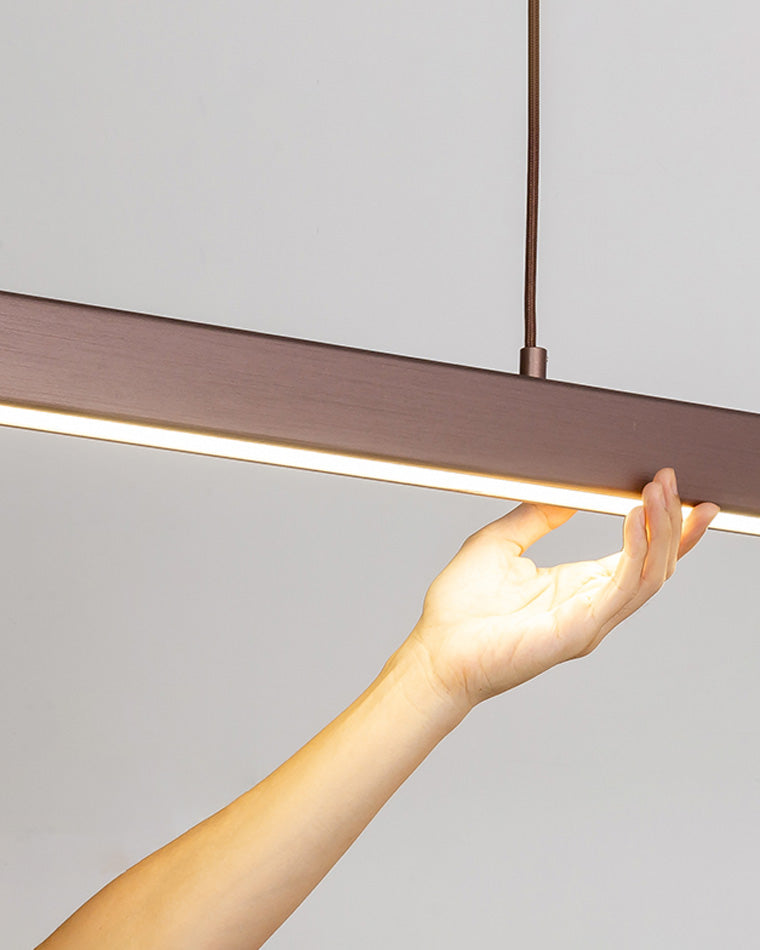 Lámpara colgante lineal minimalista para cocina WOMO-WM2002