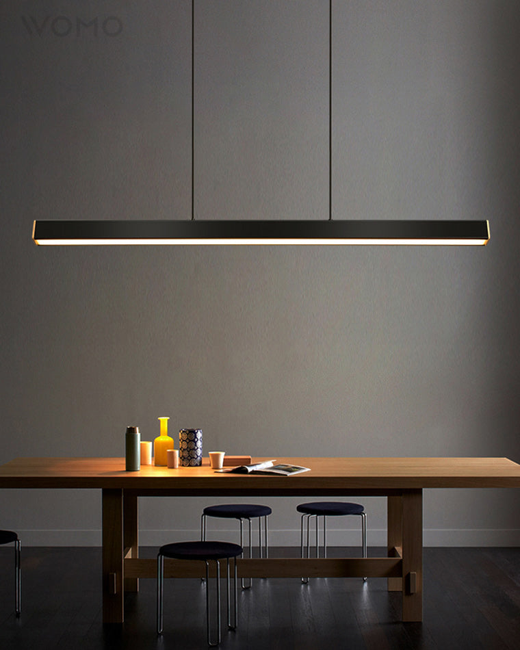 Lámpara colgante lineal minimalista para cocina WOMO-WM2002