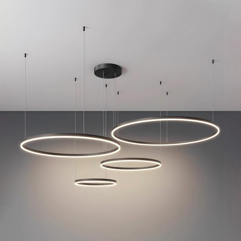 WOMO Lámparas Colgantes Anillo LED Múltiple-WM2003