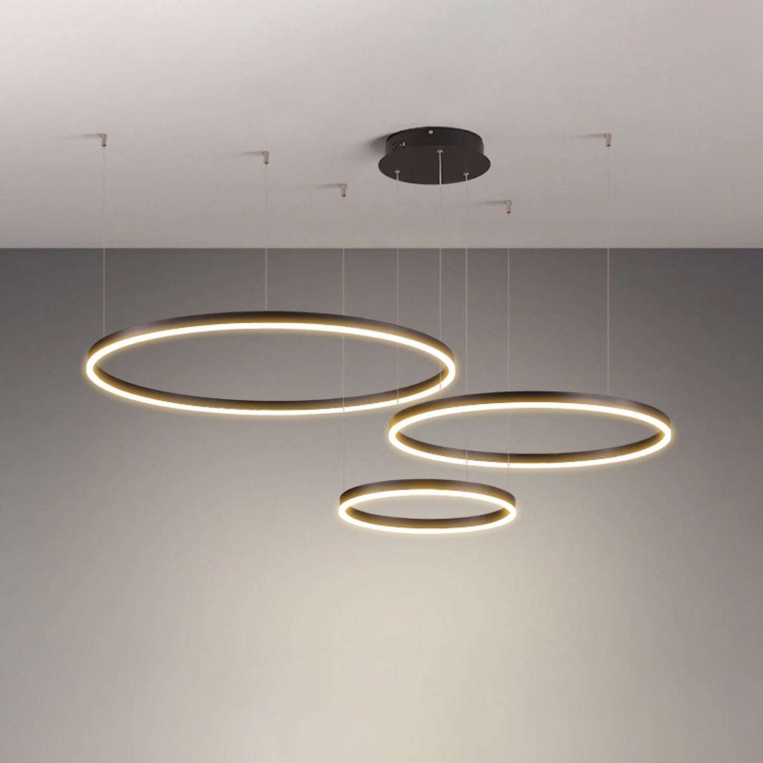 WOMO Lámparas Colgantes Anillo LED Múltiple-WM2003