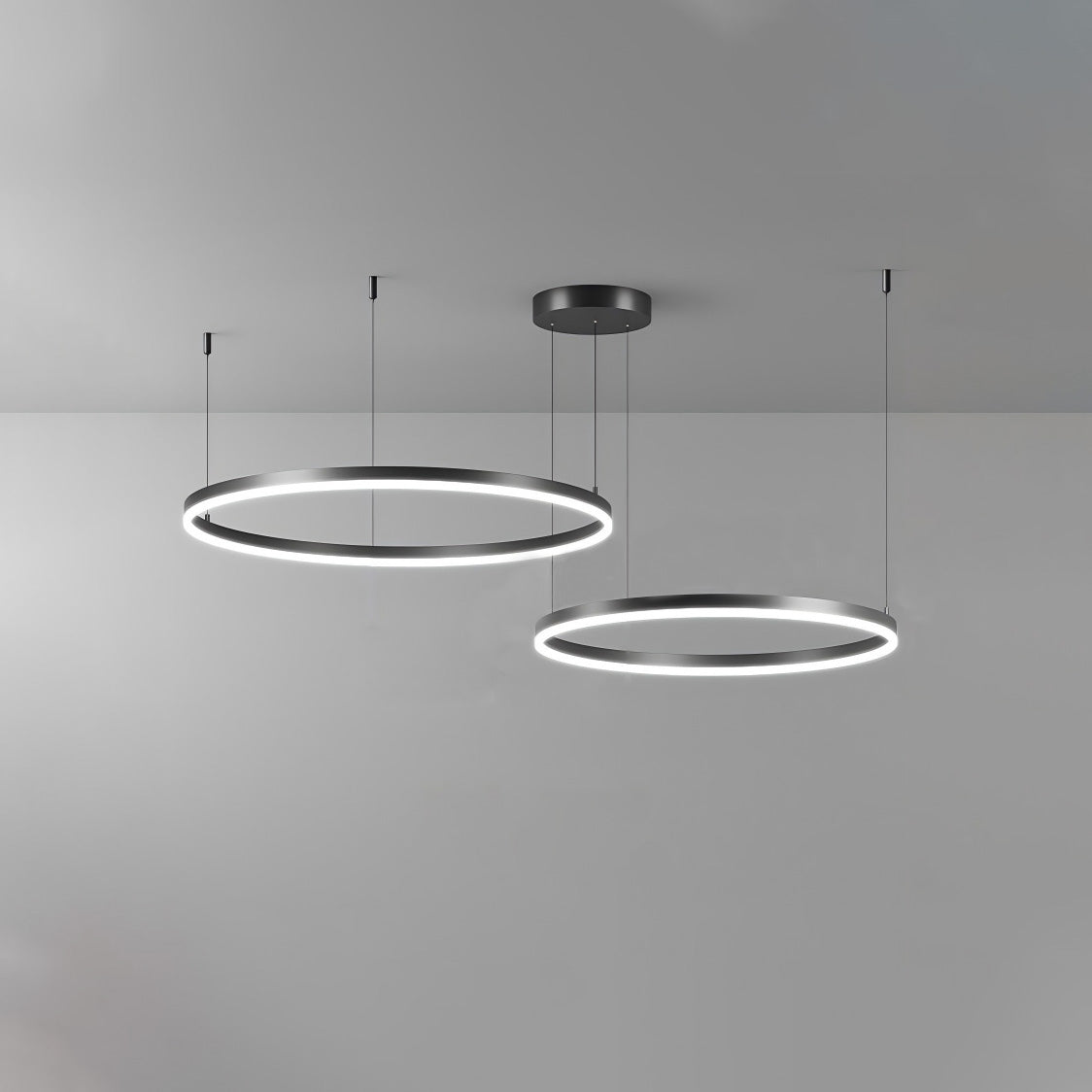 WOMO Lámparas Colgantes Anillo LED Múltiple-WM2003