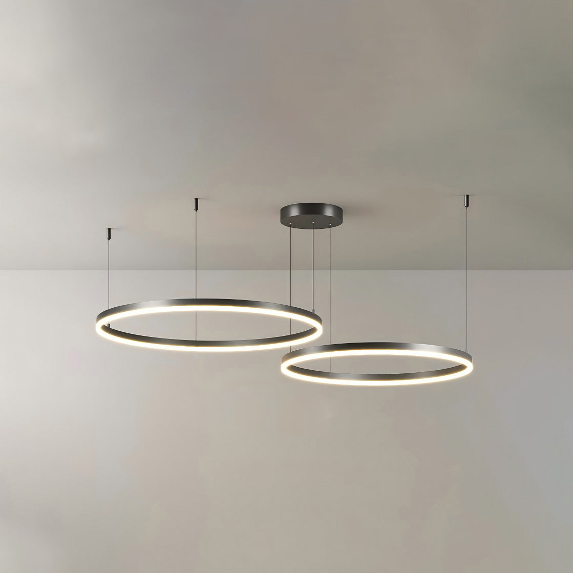WOMO Lámparas Colgantes Anillo LED Múltiple-WM2003