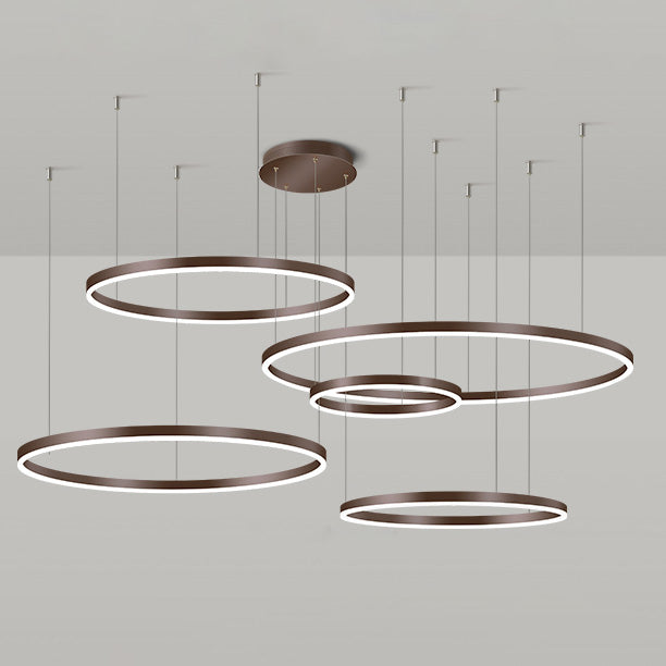 WOMO Lámparas Colgantes Anillo LED Múltiple-WM2003