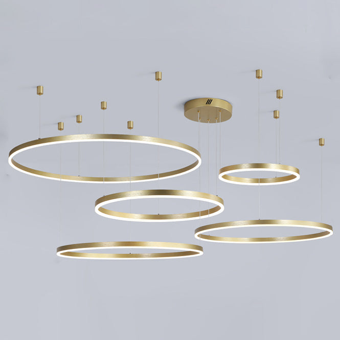 WOMO Lámparas Colgantes Anillo LED Múltiple-WM2003