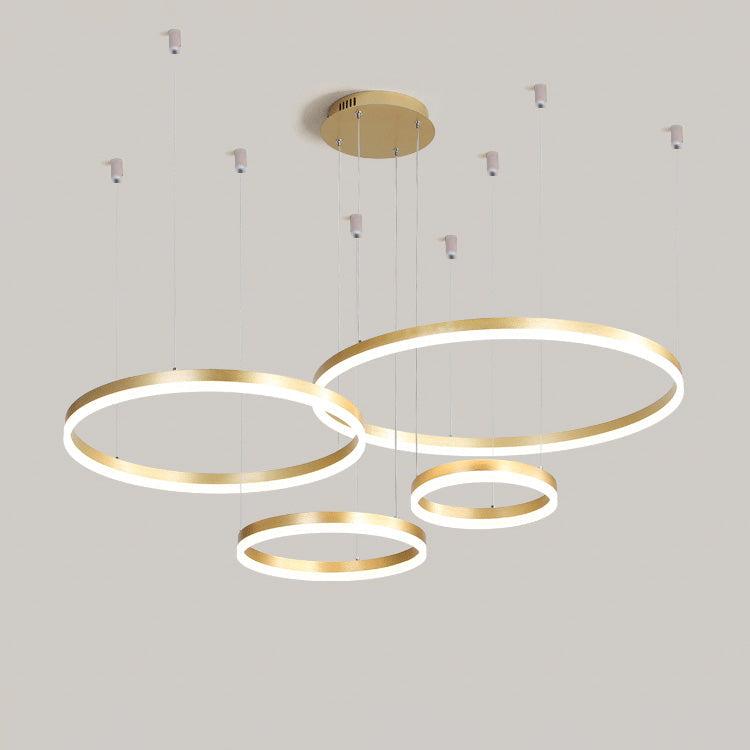 WOMO Lámparas Colgantes Anillo LED Múltiple-WM2003