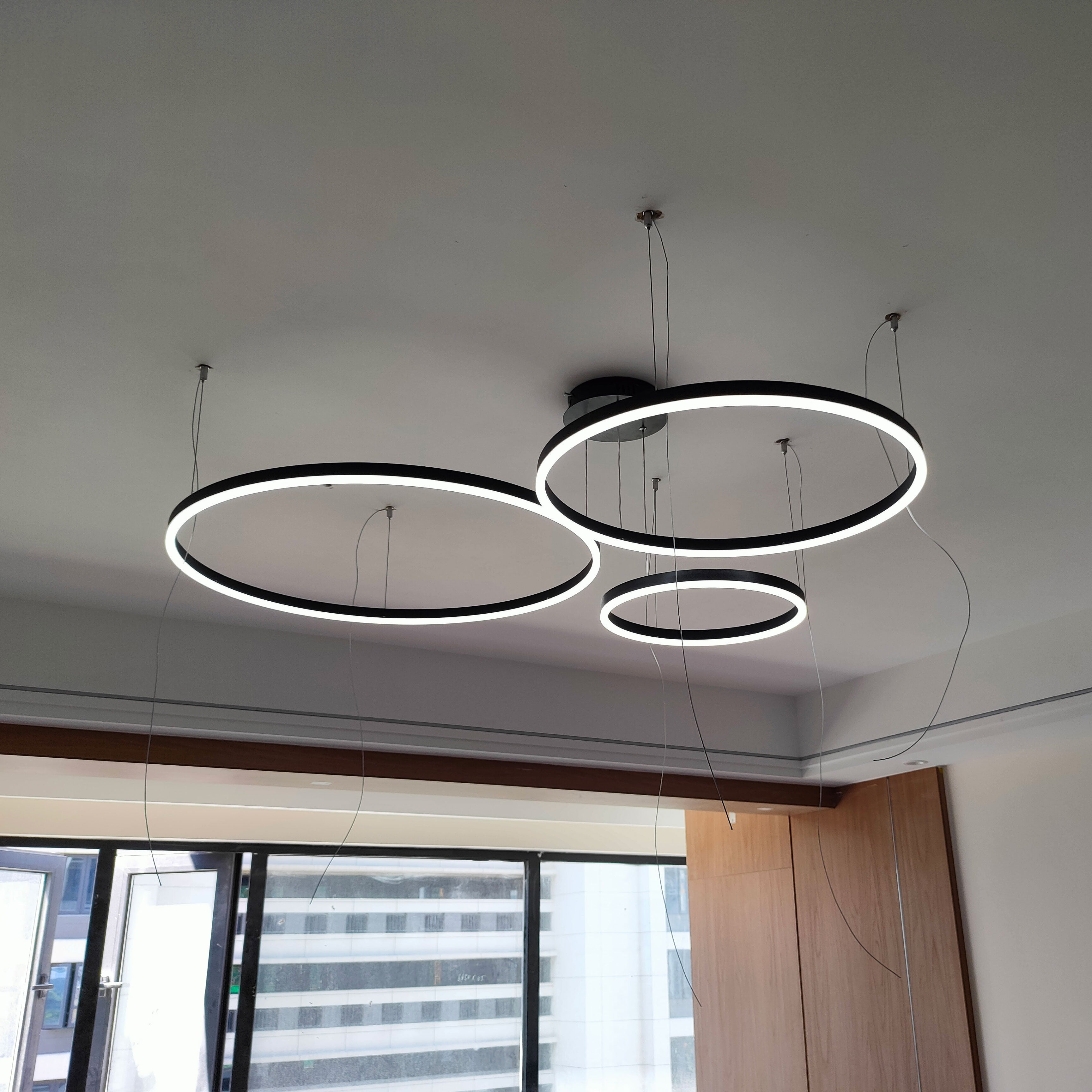 WOMO Lámparas Colgantes Anillo LED Múltiple-WM2003