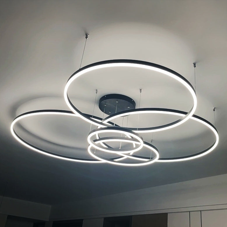 WOMO Lámparas Colgantes Anillo LED Múltiple-WM2003