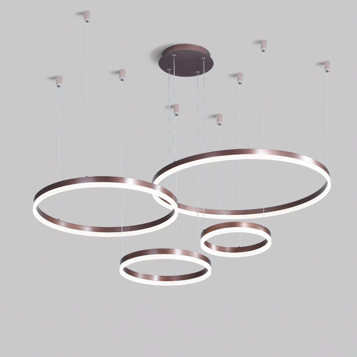 WOMO Lámparas Colgantes Anillo LED Múltiple-WM2003
