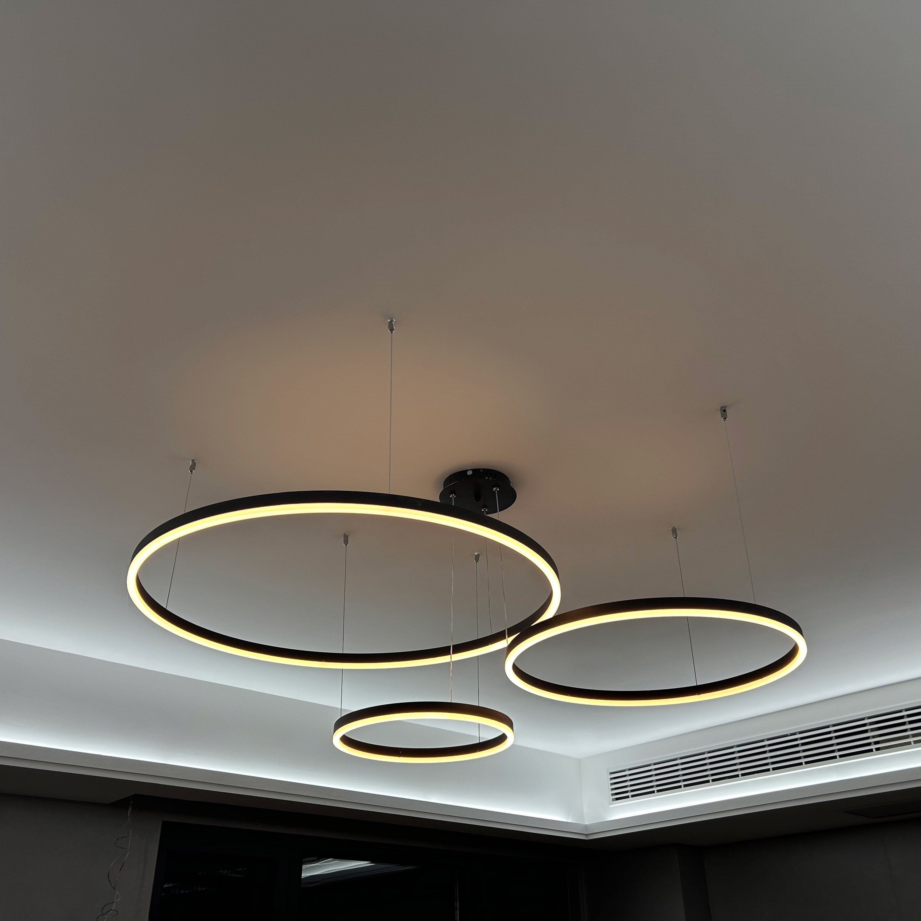 WOMO Lámparas Colgantes Anillo LED Múltiple-WM2003