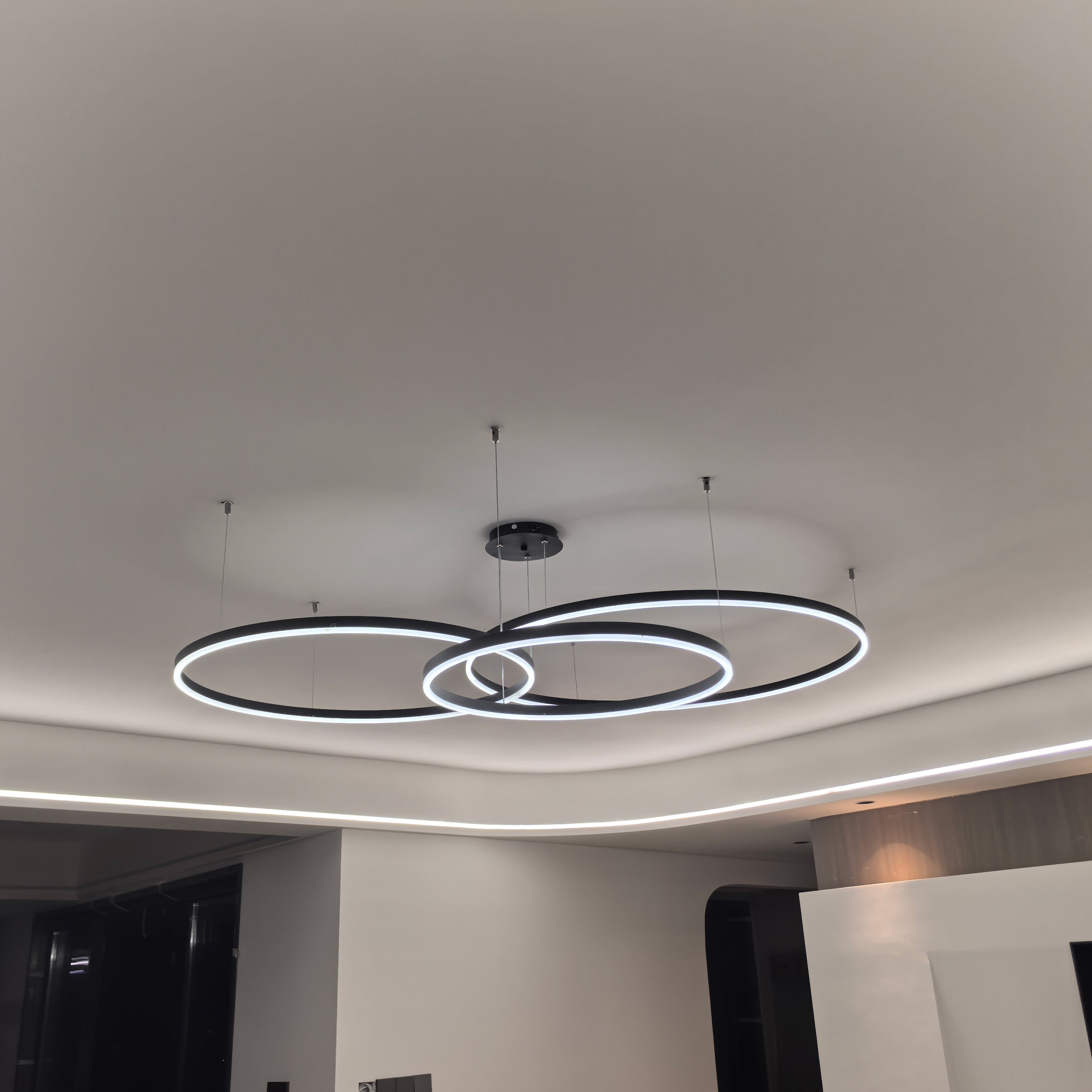 WOMO Lámparas Colgantes Anillo LED Múltiple-WM2003