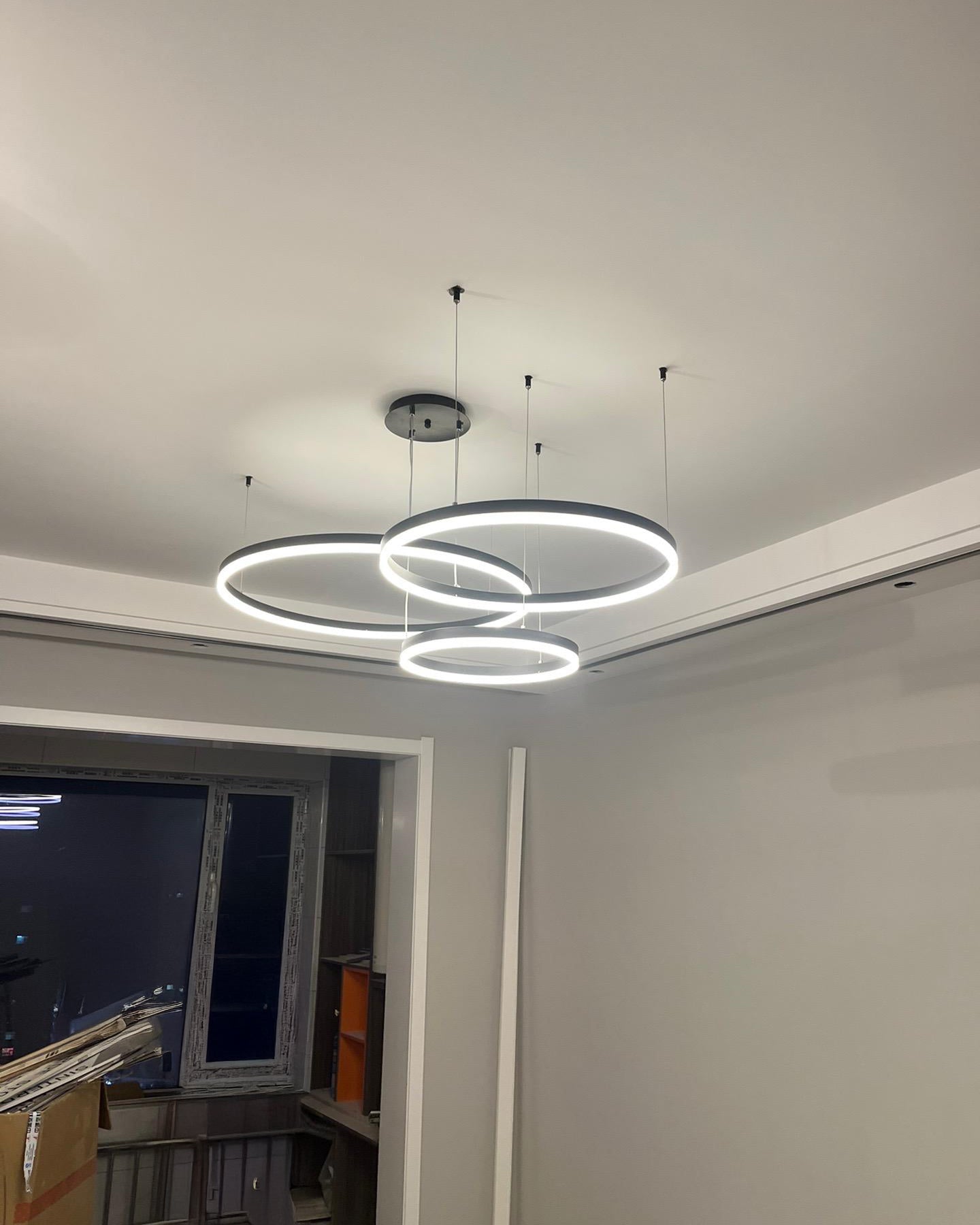 WOMO Lámparas Colgantes Anillo LED Múltiple-WM2003