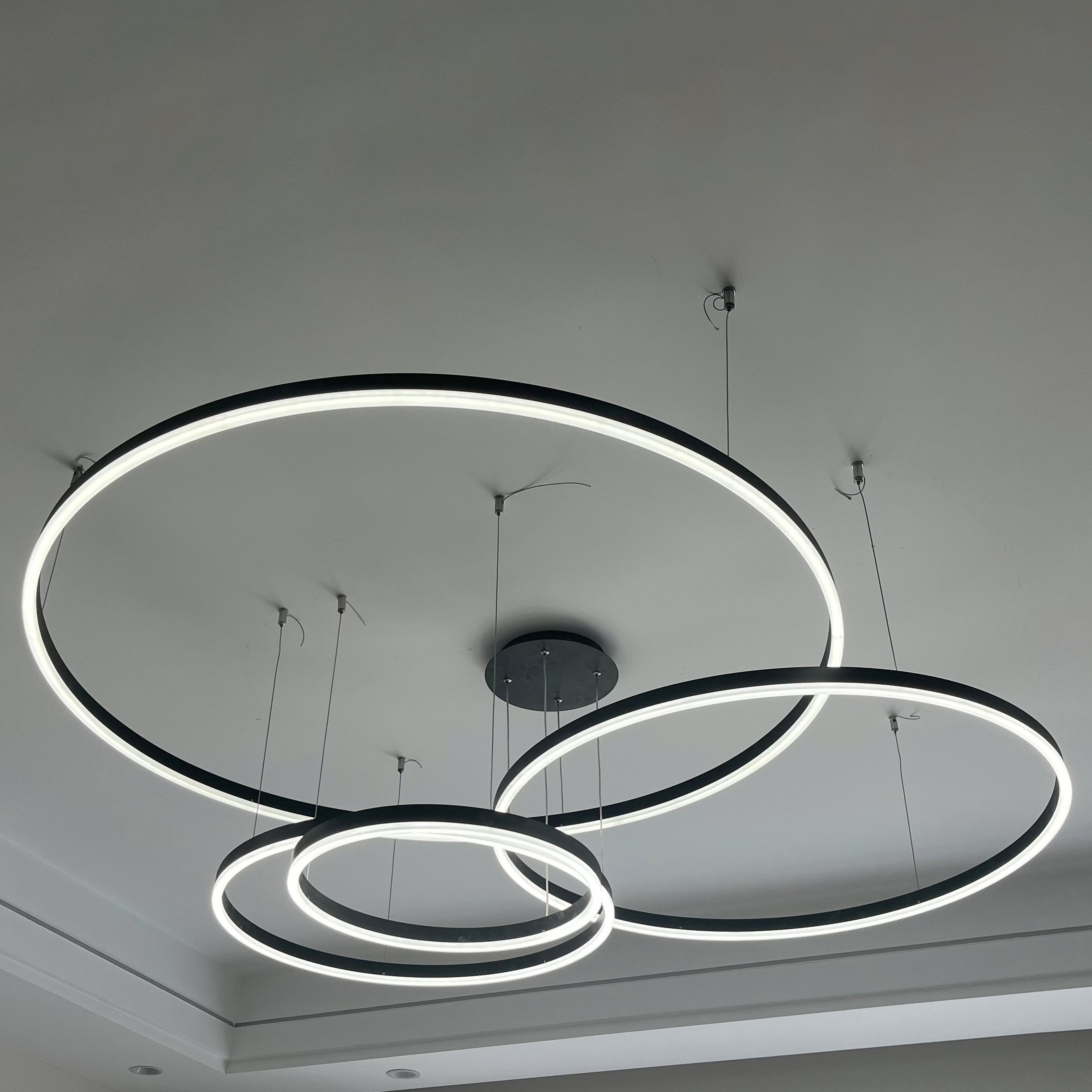WOMO Lámparas Colgantes Anillo LED Múltiple-WM2003