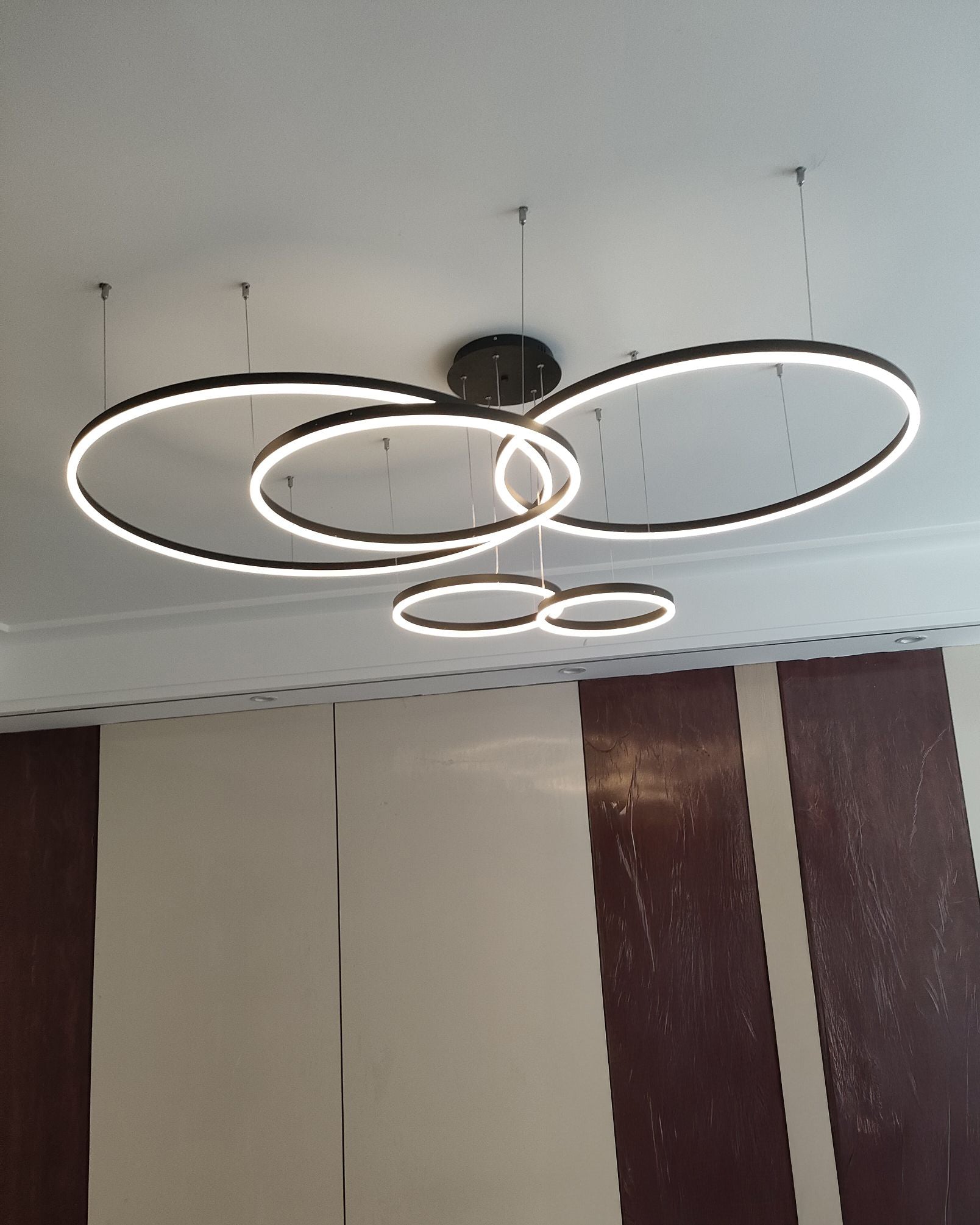WOMO Lámparas Colgantes Anillo LED Múltiple-WM2003