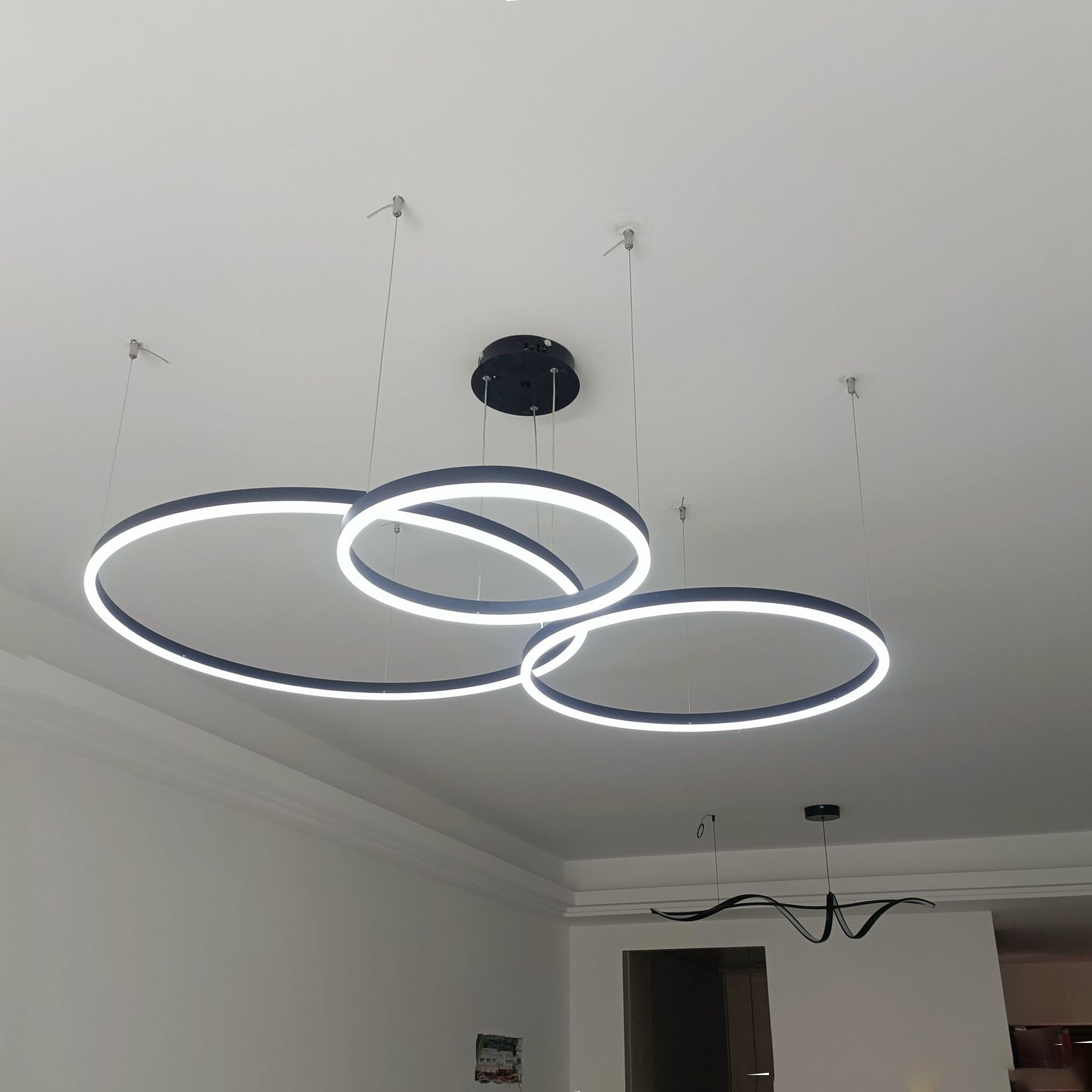 WOMO Lámparas Colgantes Anillo LED Múltiple-WM2003