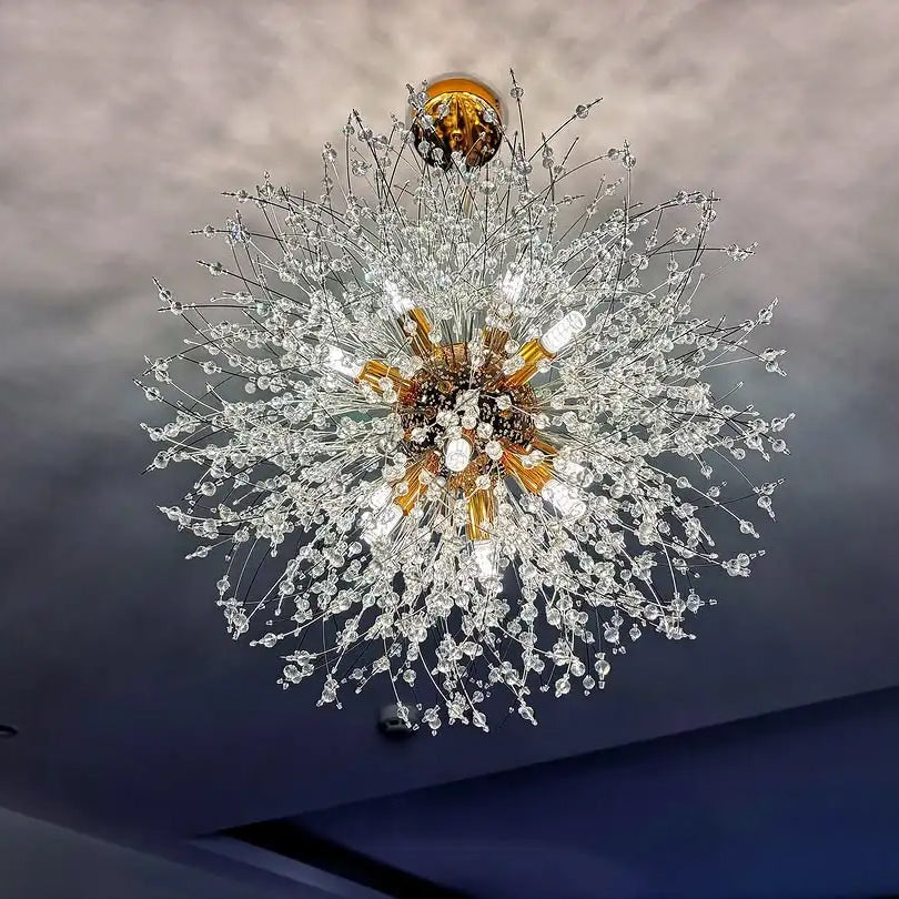 WOMO Lámparas Colgantes Cristal Diente de León Estrellado-WM2004