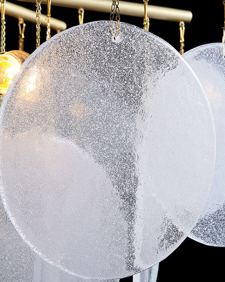 WOMO Lámparas Colgantes Nube de Cristal Texturizado Escalonado-WM2005