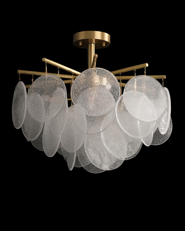 WOMO Lámparas Colgantes Nube de Cristal Texturizado Escalonado-WM2005