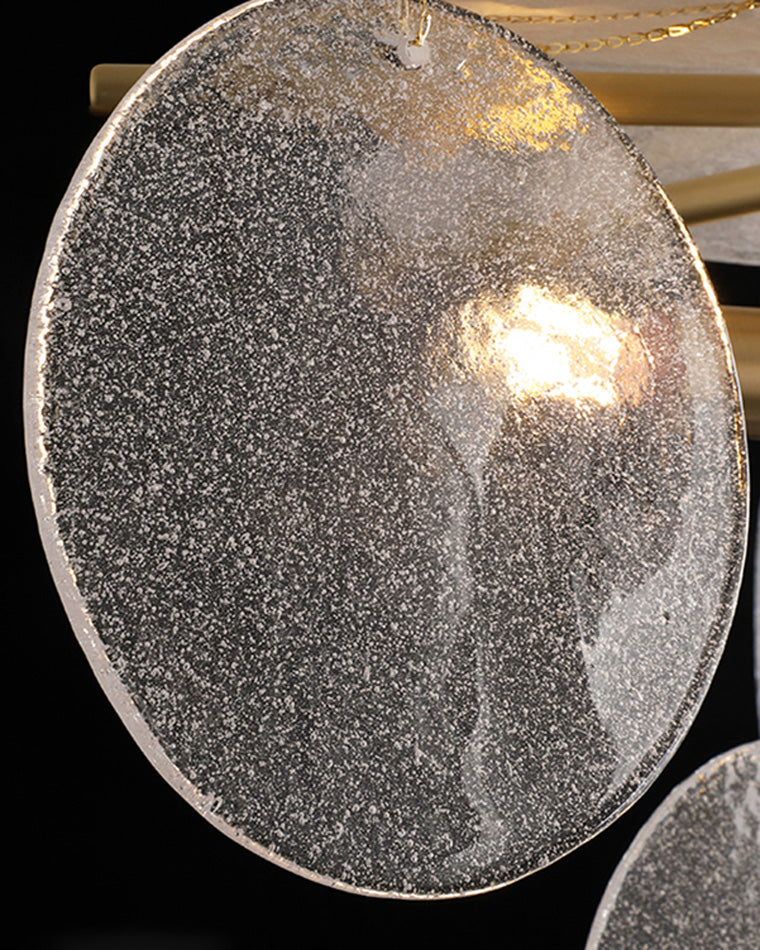 WOMO Lámparas Colgantes Nube de Cristal Texturizado Escalonado-WM2005