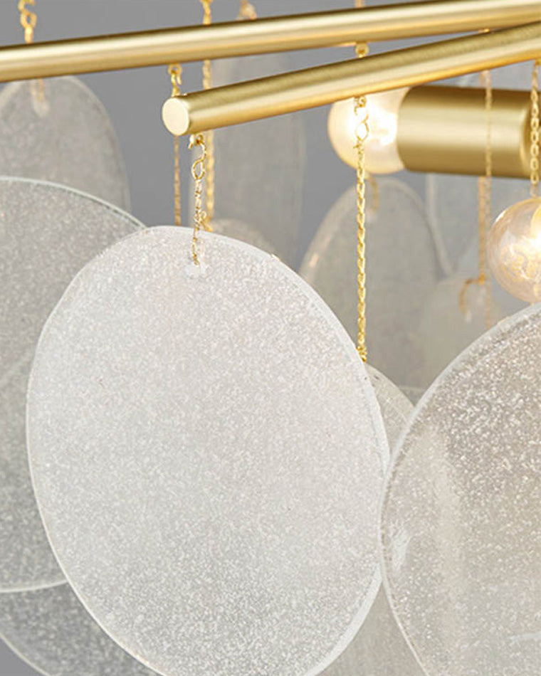 WOMO Lámparas Colgantes Nube de Cristal Texturizado Escalonado-WM2005