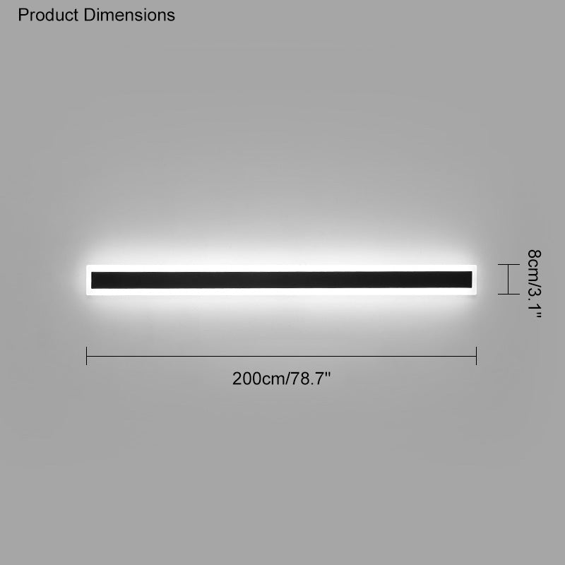 WOMO Aplique lineal de pared para exterior -WM9001