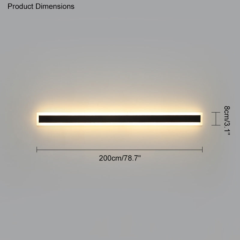 WOMO Aplique lineal de pared para exterior -WM9001