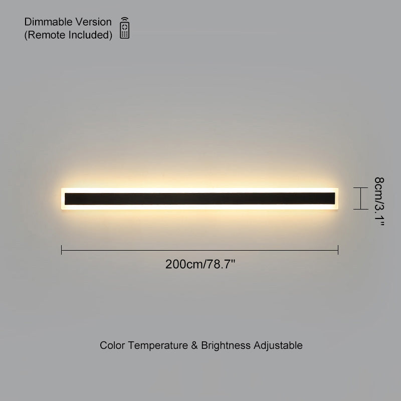 WOMO Aplique lineal de pared para exterior -WM9001
