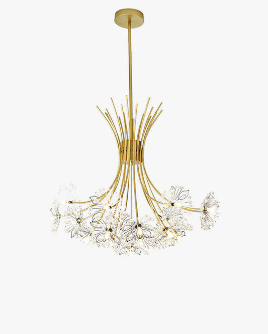 WOMO Lámparas Colgantes de Cristal con Ramillete de Gypsophila-WM2077