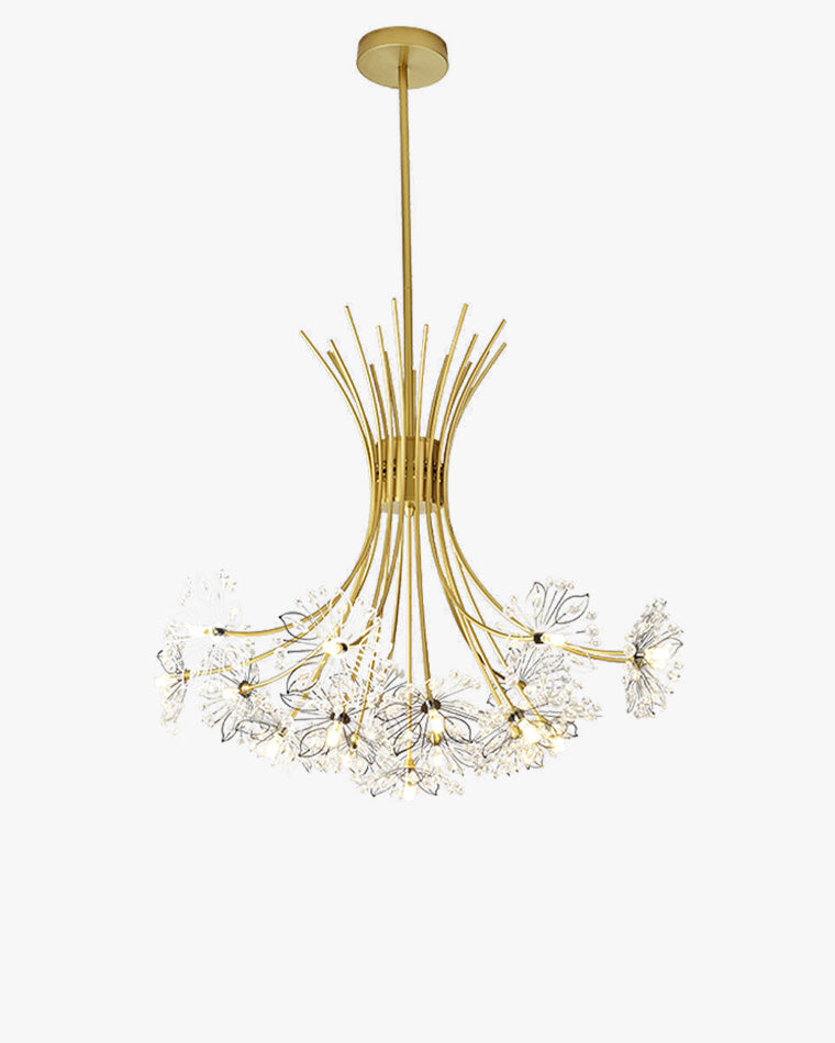 WOMO Lámparas Colgantes de Cristal con Ramillete de Gypsophila-WM2077