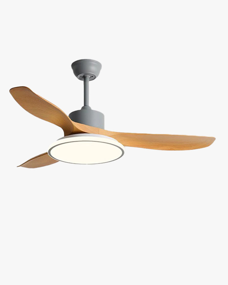 WOMO Ventiladores de techo con luz con 3 Aspas - WM5091