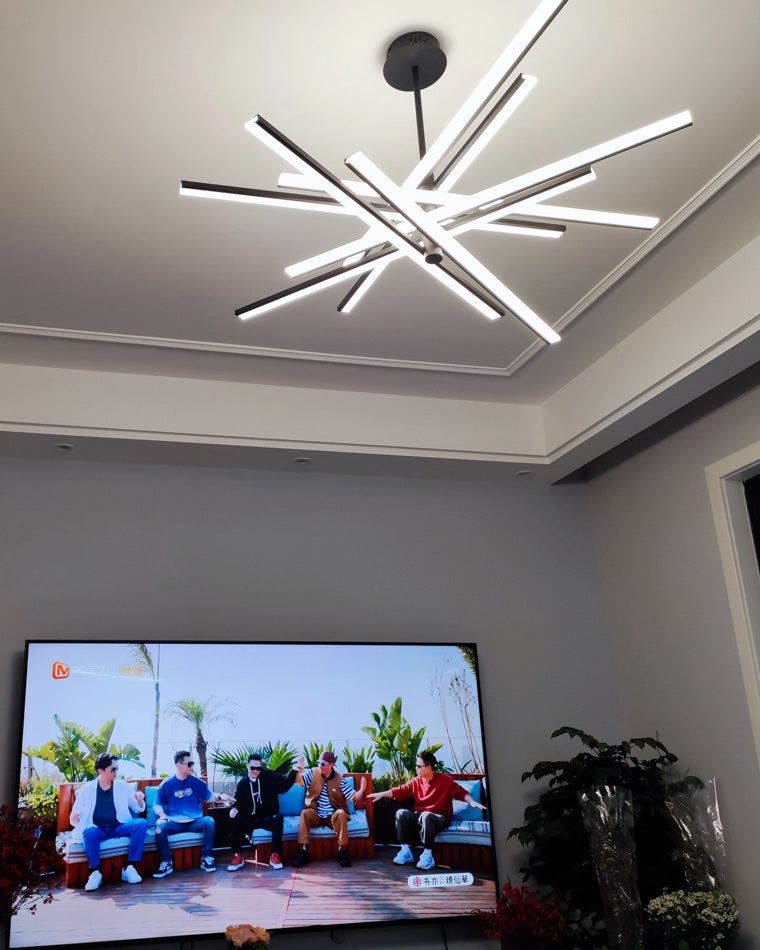 Lámpara de araña LED lineal ajustable WOMO-WM2026