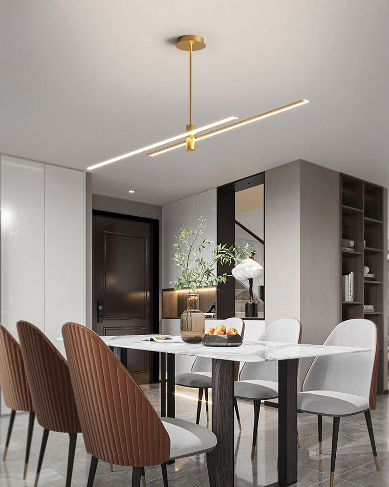 Lámpara de araña LED lineal ajustable WOMO-WM2026